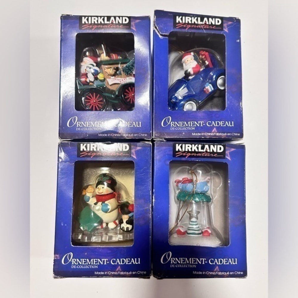Kirkland signature vintage ornaments
